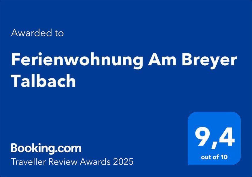 Ferienwohnung Am Breyer Talbach Екстер'єр фото
